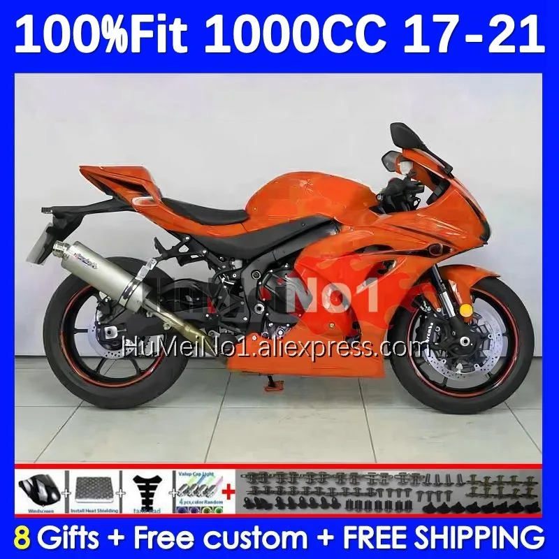 

Инъекция для SUZUKI GSXR1000 GSXR 1000 C L7 116No.199 orange blk K17 GSXR-1000 17 18 19 20 21 2017 2018 2019 2020 2021 обтекатель
