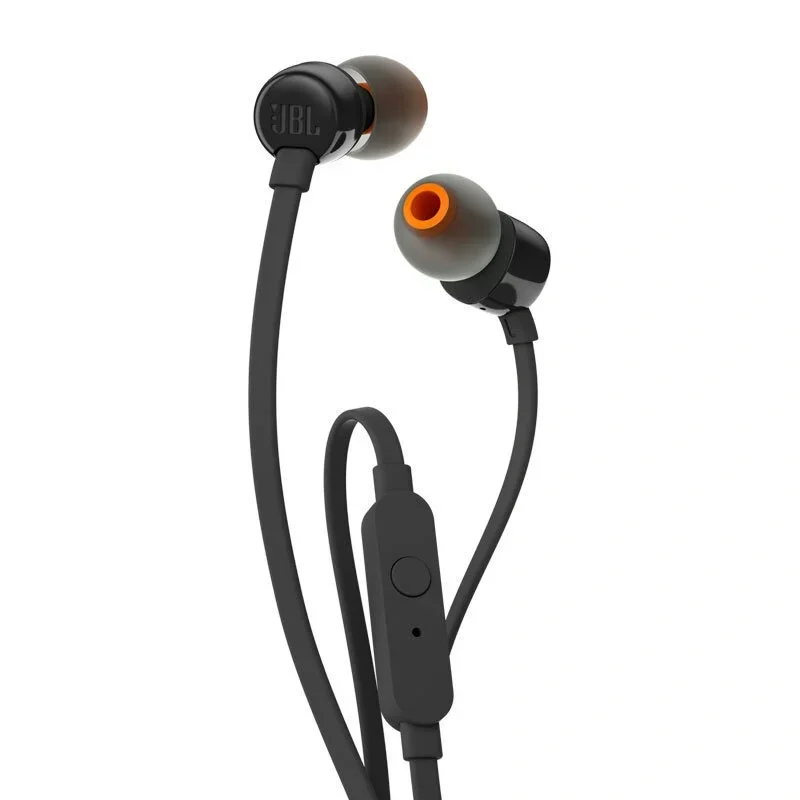 Фото Наушники JBL TUNE 110: Оригинальные проводные внутриканальные наушники с микрофоном, пультом управления, мощным басом и разъемом 3,5 мм №2
