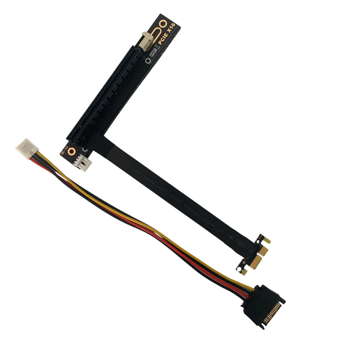 PCIE 3 0 X1 до X16 90-градусный удлинитель для графической карты 6P/4P порт питания