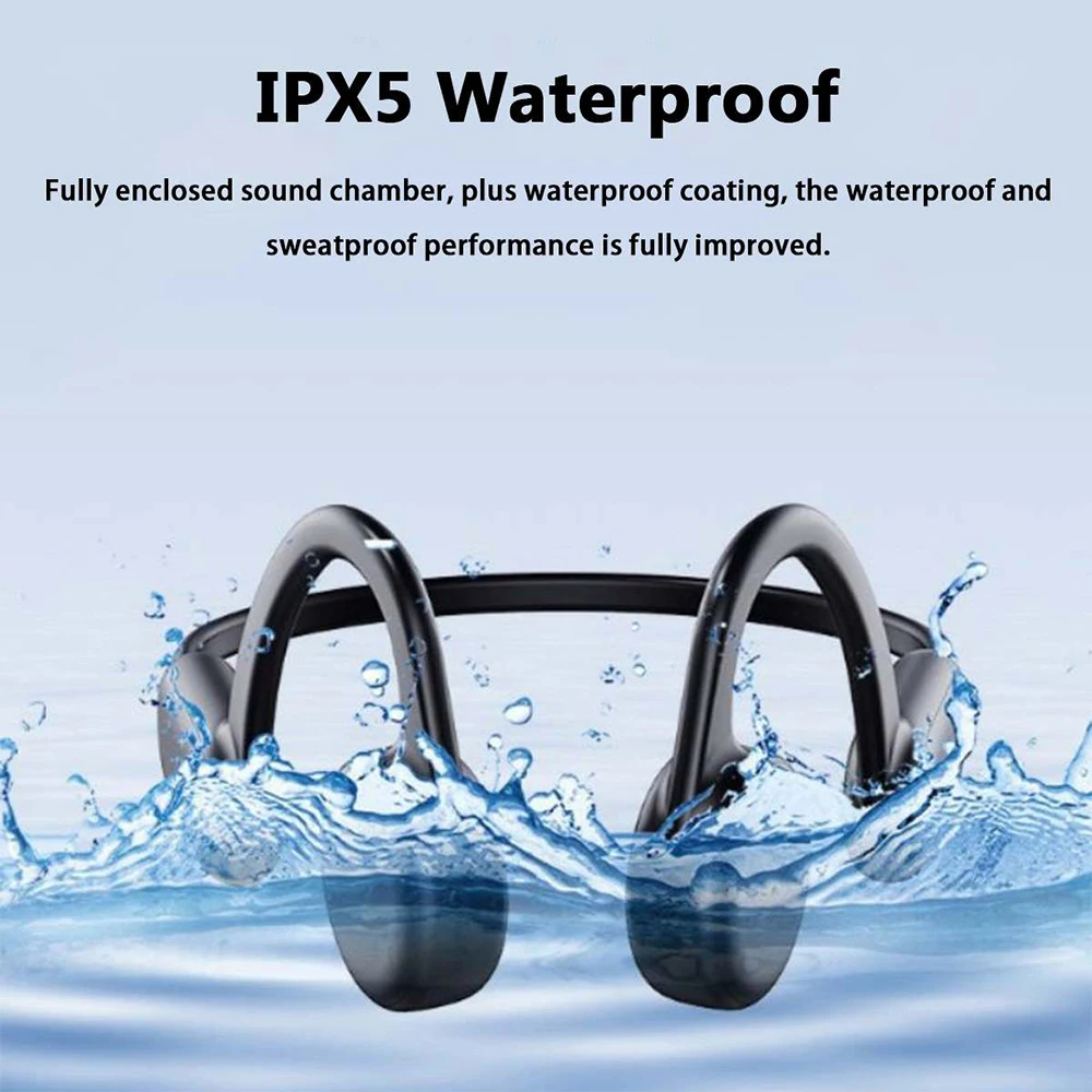 Bone Conduction concept Earphone Wireless Sweat Proof Sport Headphone Stereo Neckband Bluetooth-Compatible Headset for xiaomi |