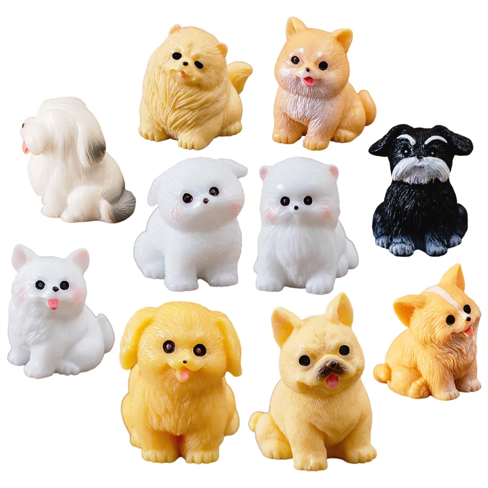 

Micro Landscape Puppy Tiny Animals Figures Figurines Realistic Dog Toy Statue Miniature For Crafts Toys