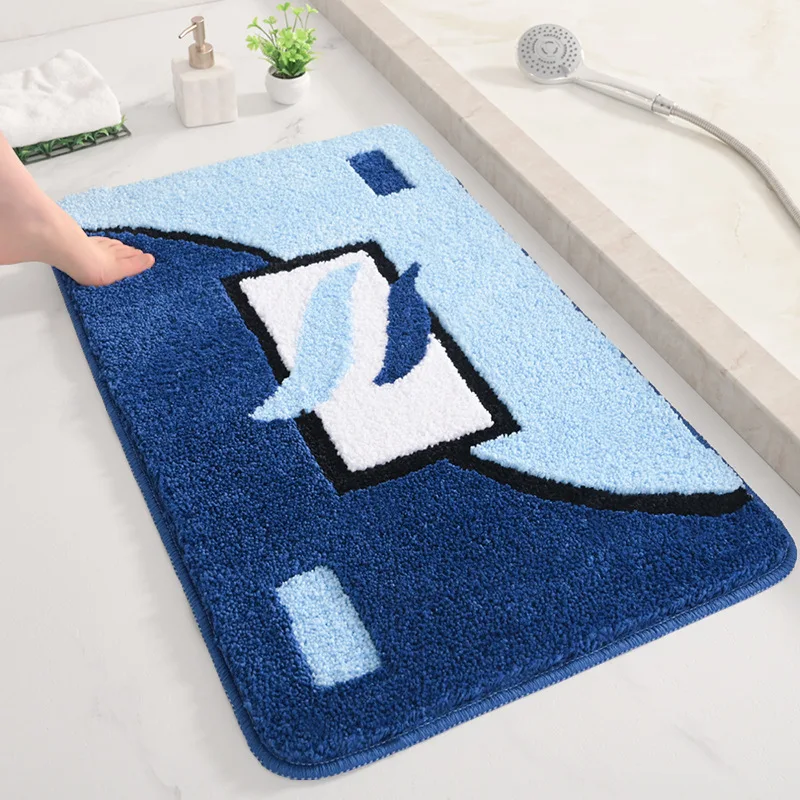 Роскошные ковры для ванной супер впитывающие коврики ног ворсистые Нескользящие