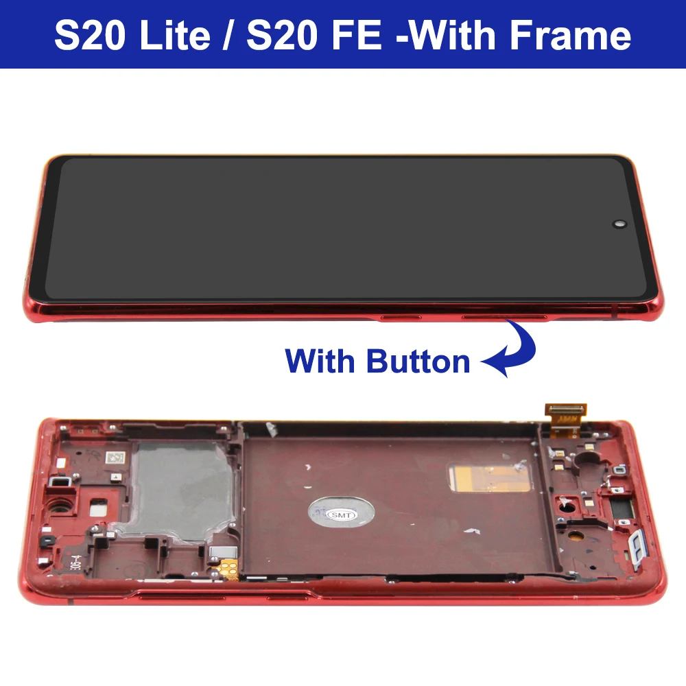 Оригинальный дисплей S20 FE для Samsung Galaxy Fan Edition G780F G781B ЖК-дисплей сенсорный экран