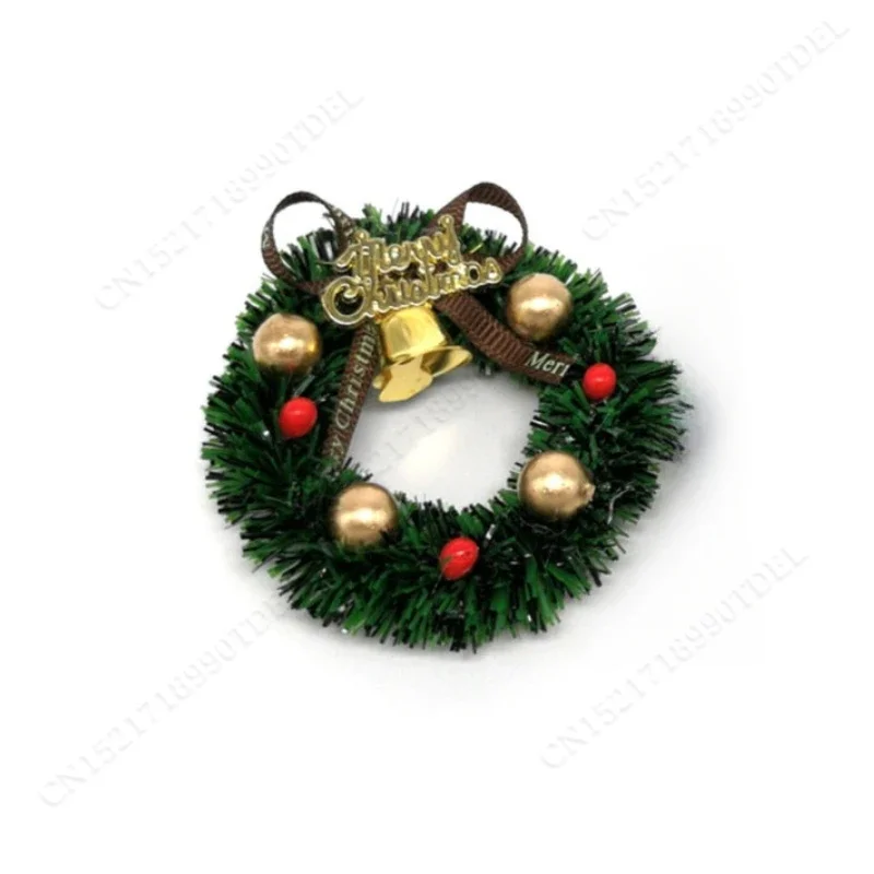 

Миниатюрный венок MOONBIFFY зеленый 6см