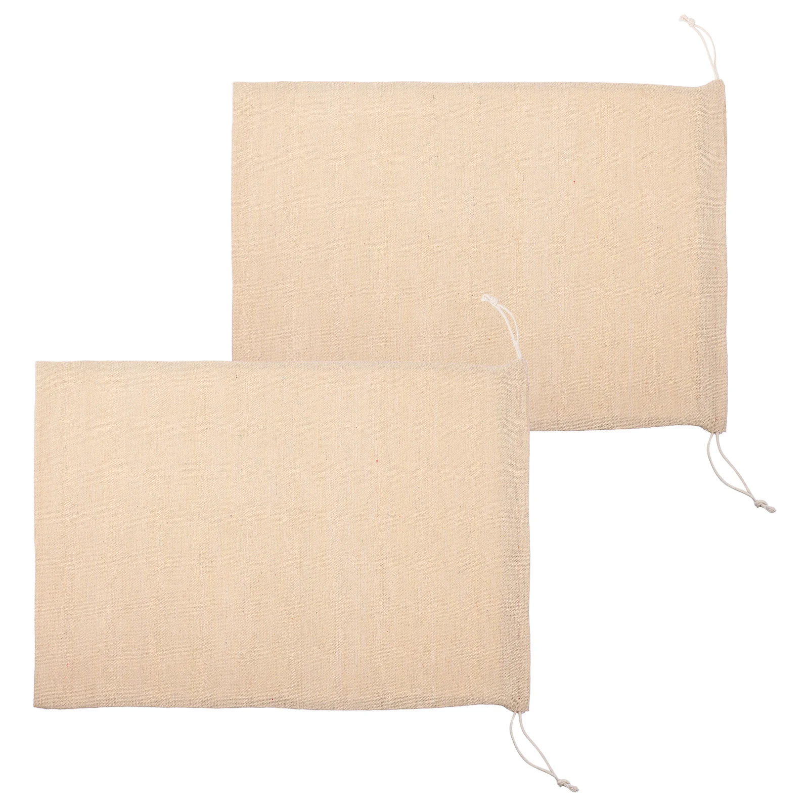 

2pcs Bread Bag Drawstring Durable Nice Good Storage Packing Bag for Sundries Bread