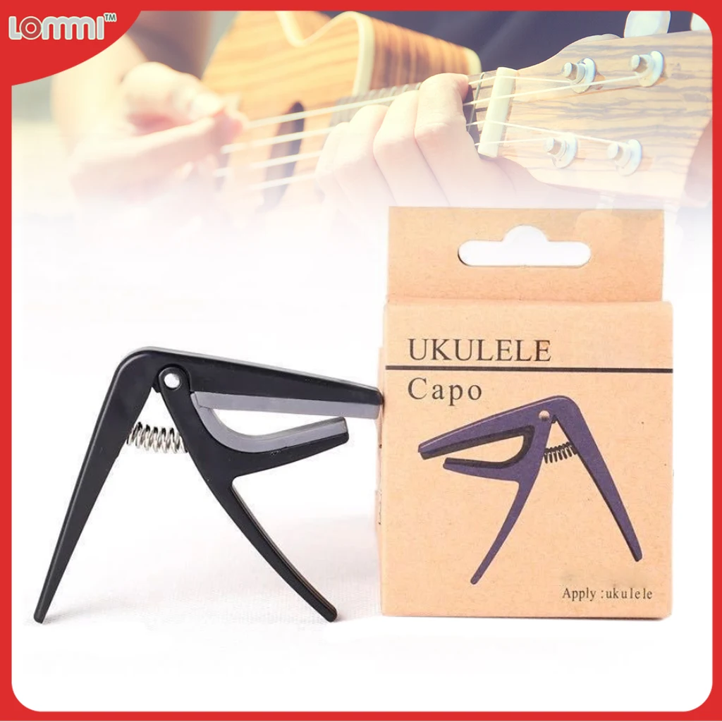 

Professional Ukulele Capo Single-handed Quick Change Ukelele Capo 4 Strings Hawaii Guitar Capos Guitar Parts &amp Accessories