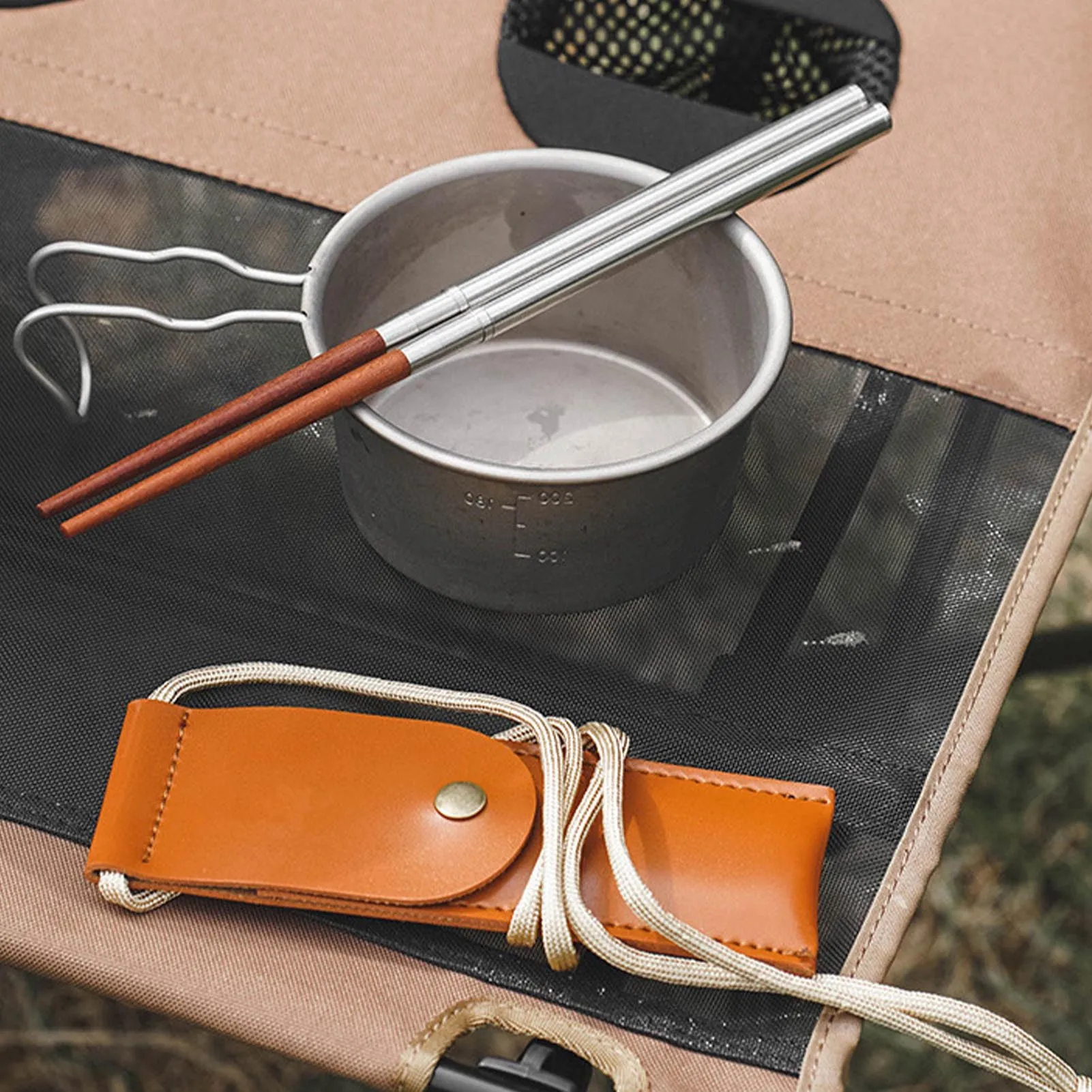

Reusable Collapsible Chopsticks Wooden/Stainless Steel Portable Folding Chopsticks Travel Cutlery for Outdoor Camping Hiking