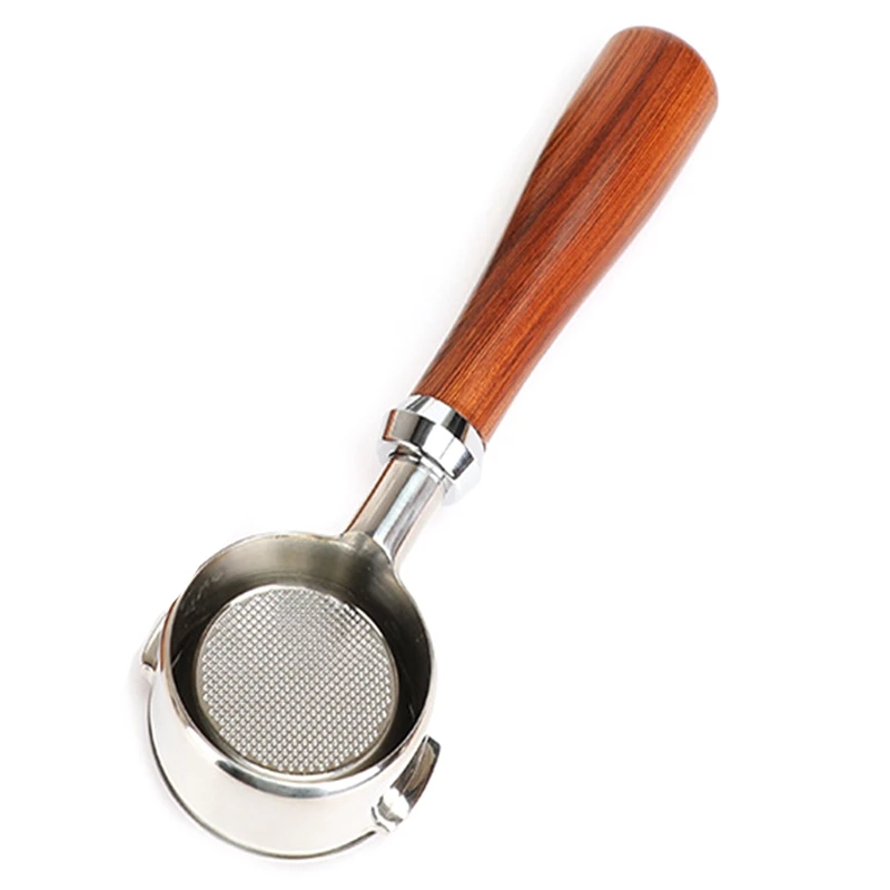 

Coffee Bottomless Portafilter Coffee Machine Wood Handle Filter Coffee Accessories for -310/-510 K888