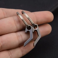 portable mini bottle opener stainless steel titanium alloy key ring carry easily bar tool kitchen gadgets