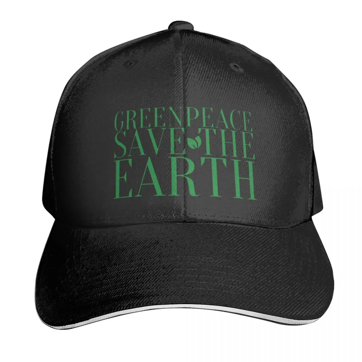 

Greenpeace Save The Earth Casquette, Polyester Cap Customizable Adult For Daily