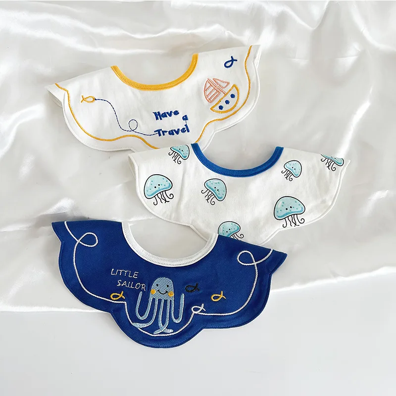 

3 шт./комплект, детские нагрудники из хлопка