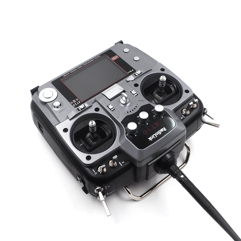 RadioLink AT10 II 2 4 ГГц 12CH передатчик с R12DS ресивер PRM-01 Аккумулятор для