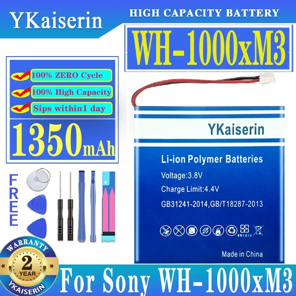Аккумулятор YKaiserin 1350 мАч для Sony WH-1000xM3 WH-XB900N WH-CH710N