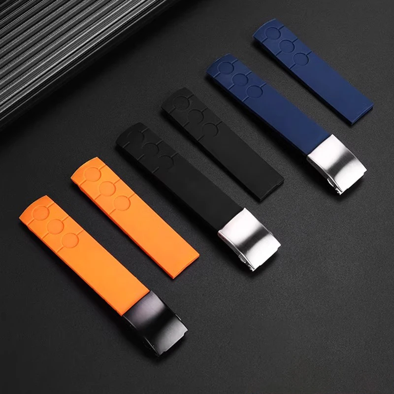 Водонепроницаемый силиконовый ремешок для часов Tissot T044 Rhythm PRS516 20 мм