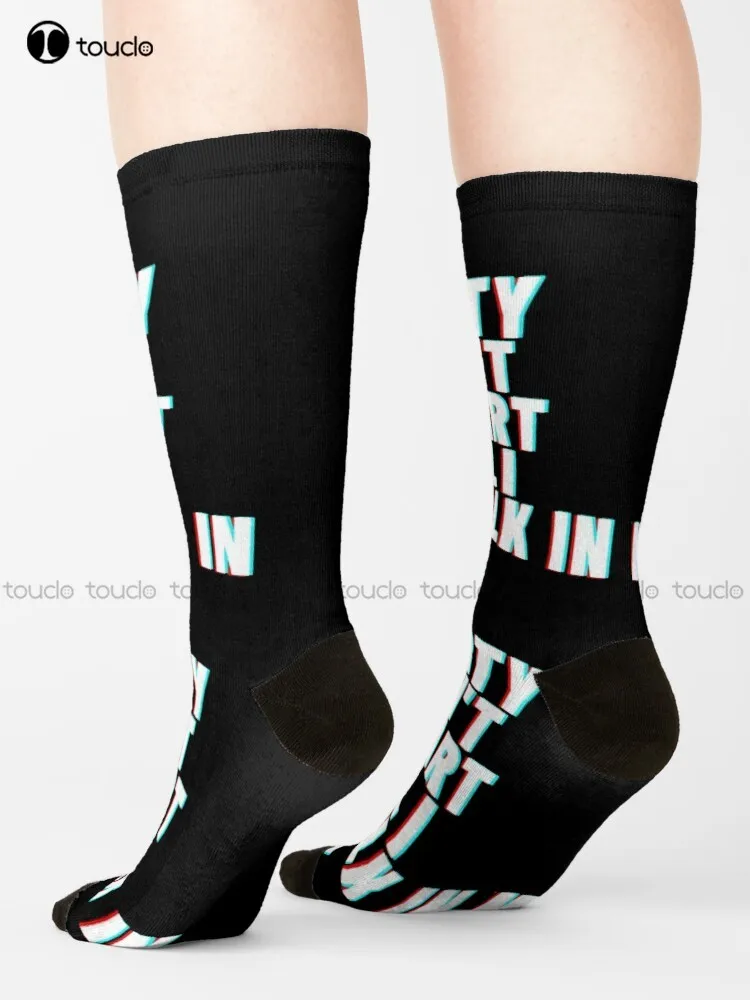 

Вечерние НКА не начинается до того, как я иду в Kesha, тематическая Художественная печать. Носки женские черные носки Мультяшные уличные носки ...