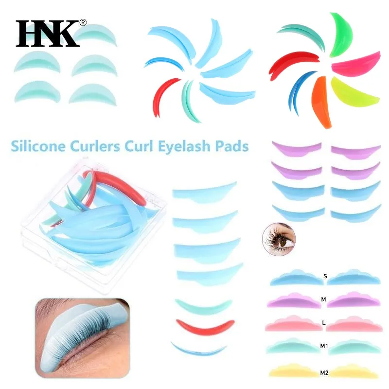 

4-10pairs Silicone Eyelash Perm Pad Recycling Lashes Rods Shield Lifting 3D Eyelash Curler Makeup Accessories Applicator