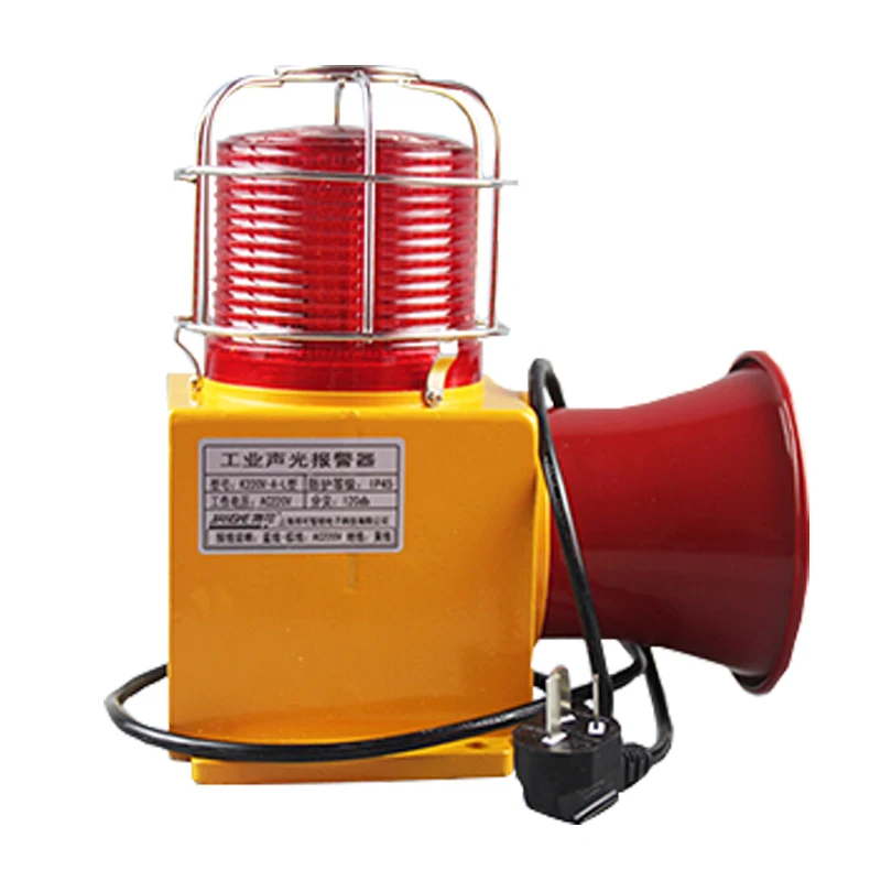 Factory direct supply sound and light security a-l-a-r-m for industrial 120 decibel horn siren sound a-l-a-r-m device enlarge