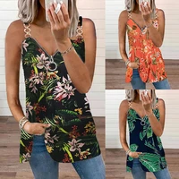 2022 summer new womens casual loose top sleeveless vest female lady fashion tops