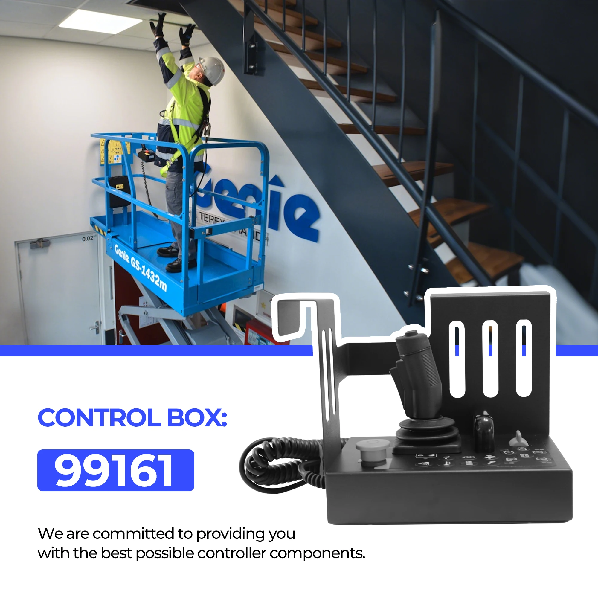 Фото Блок управления платформой 99161 99161GT для ножничных подъемников Genie Gen2 RT GS2668 GS3268 GS3384 GS3390/5390 №5