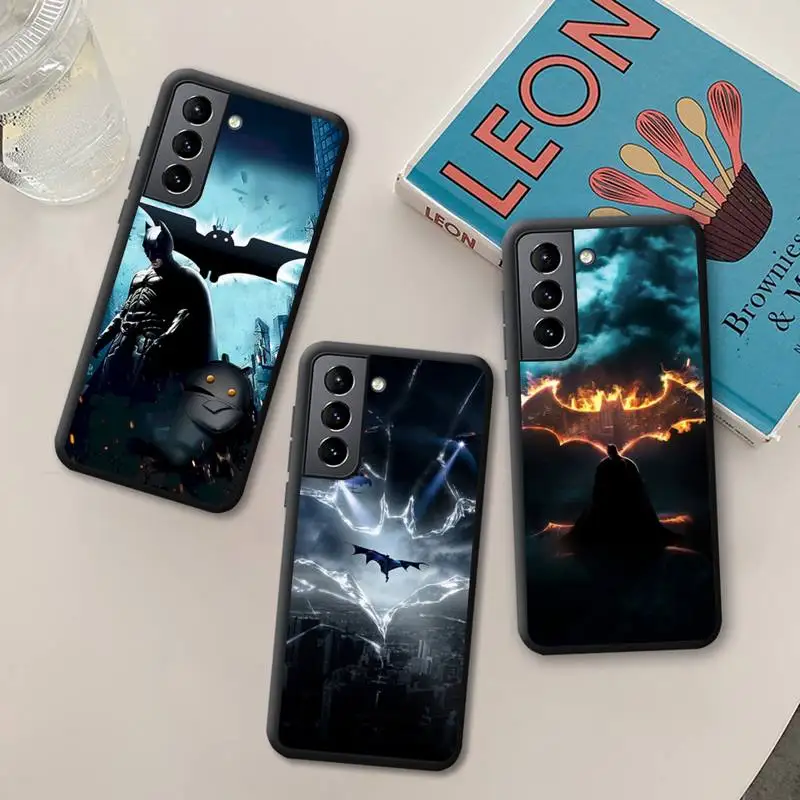 

DC Batman Phone Case for Samsung Galaxy S22 S21 Ultra S20 FE S9 Plus S10 5G lite 2020 Silicone Soft Cover