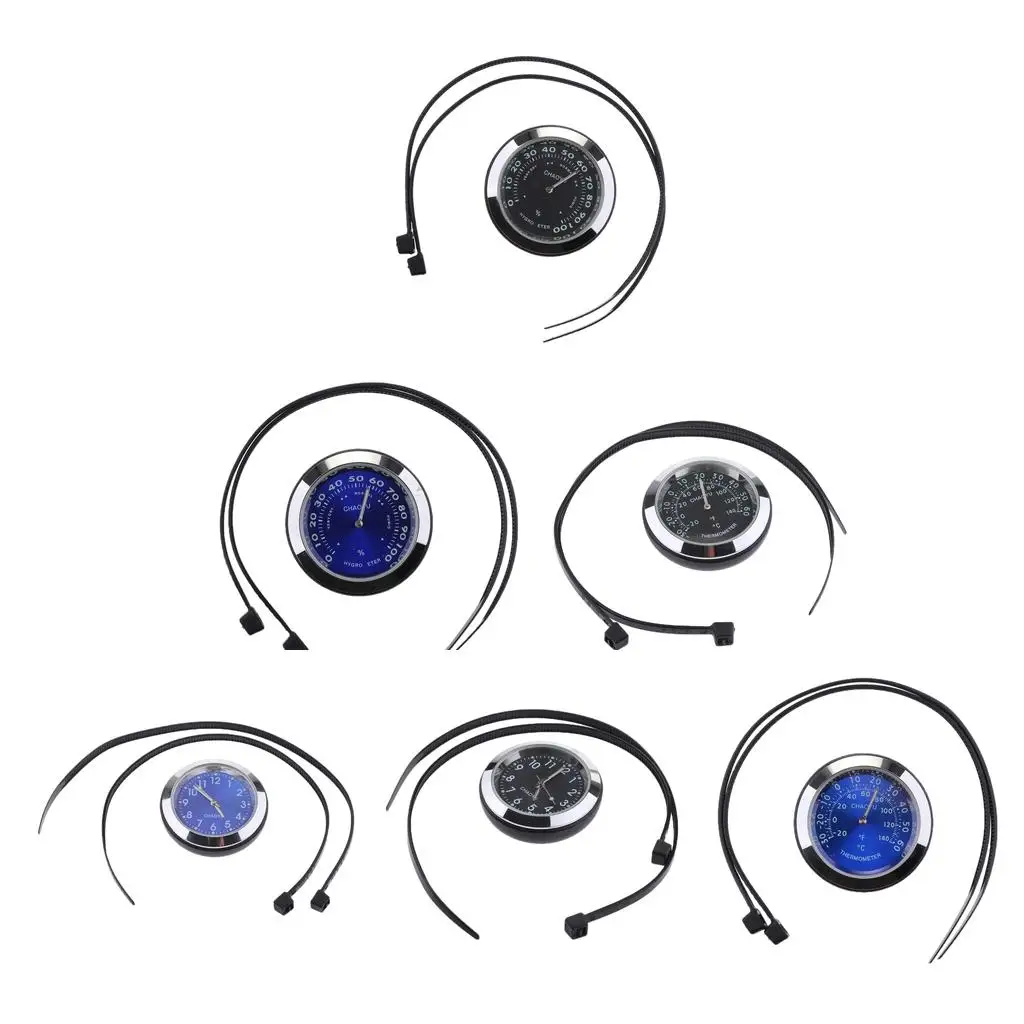 Универсальные часы с циферблатом для мотоцикла термометр гигрометр