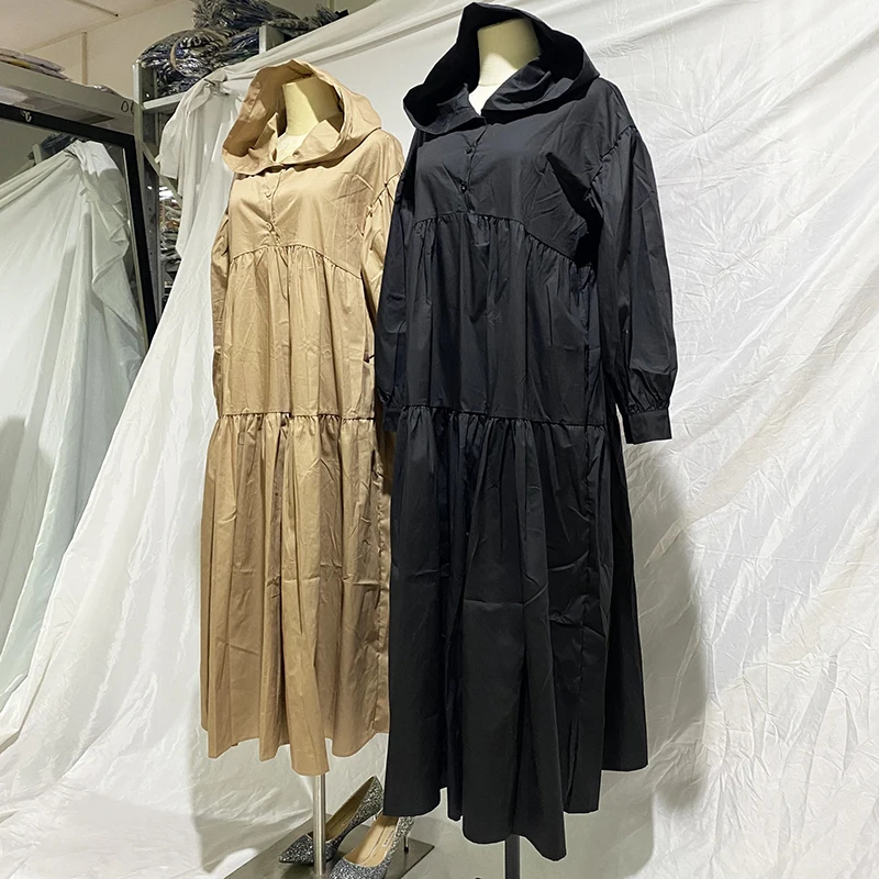 Women Ramadan Eid Muslim Abaya Hooded Dress Solid Color Maxi Long Sleeve Middle East Loose Dubai Turkey Hijab Modest Arab Dress
