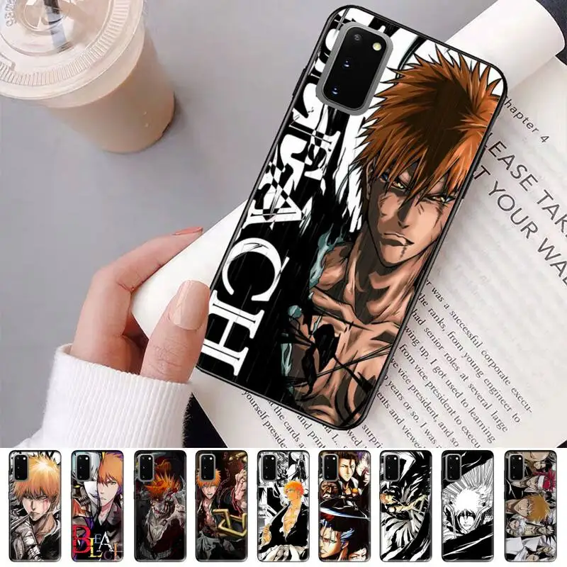 

Japanese anime Bleach Phone Case for Samsung S20 lite S21 S10 S9 plus for Redmi Note8 9pro for Huawei Y6 cover