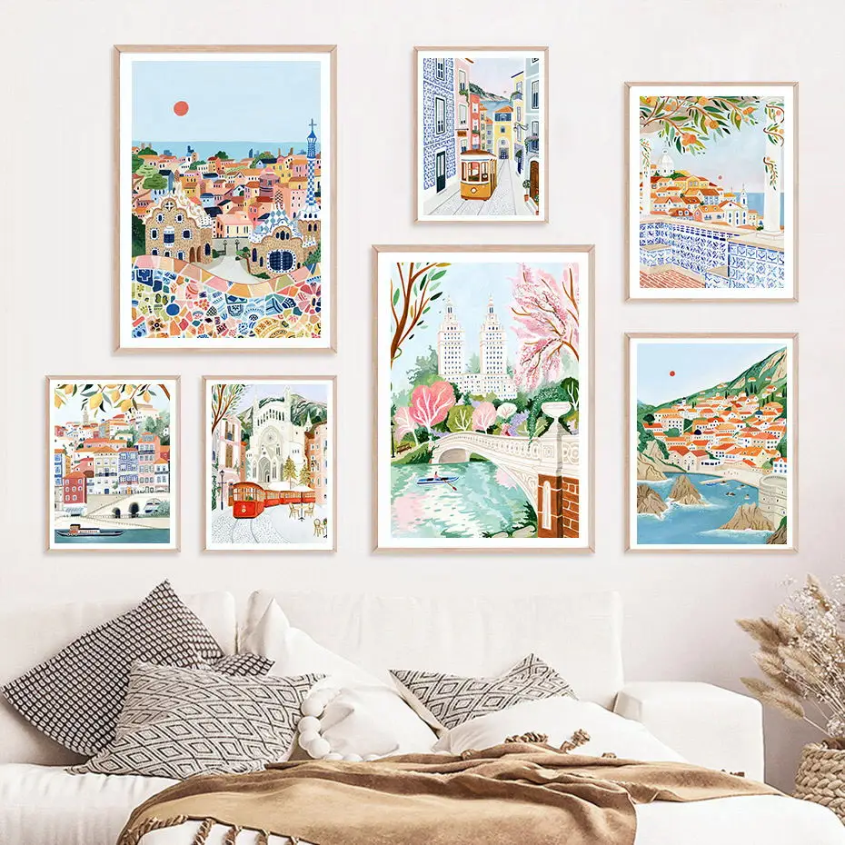 Художественная печать на стене