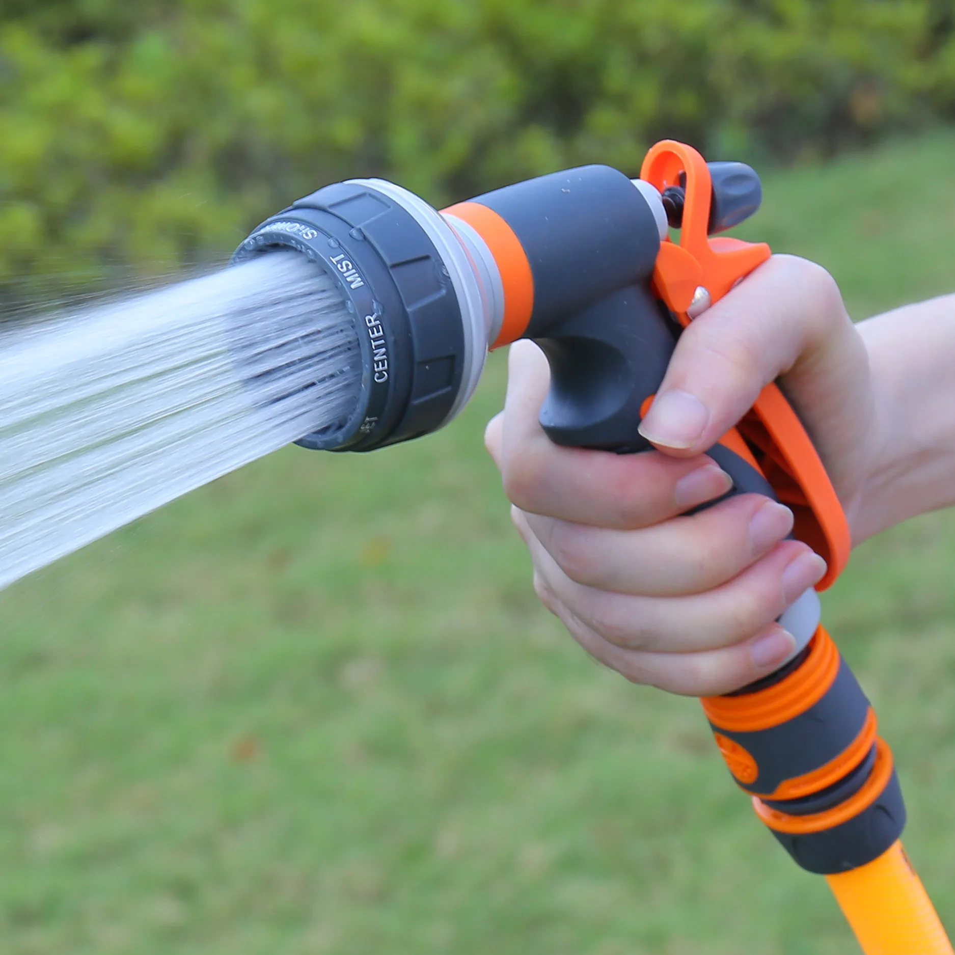 

Garden Watering Gun Nozzle Hose Nozzle Adjustable Nozzle Water Gun Lawn Hose Multifunction Garden High Pressure Sprayer