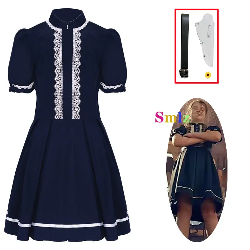 

Eyden Cosplay Movie Children of the Corn Costume Adult Kids Skirt Belt Cosplay Dress Halloween Costume