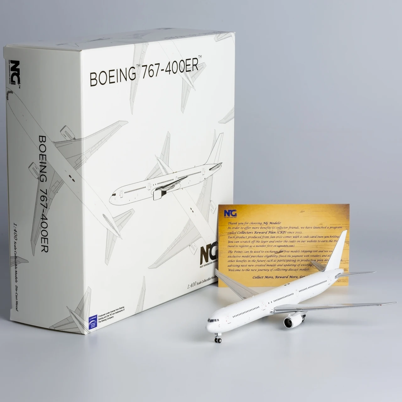 Коллекционный самолет из сплава 18000 подарочная модель NG 1:400 пустая Boeing B767-400ER