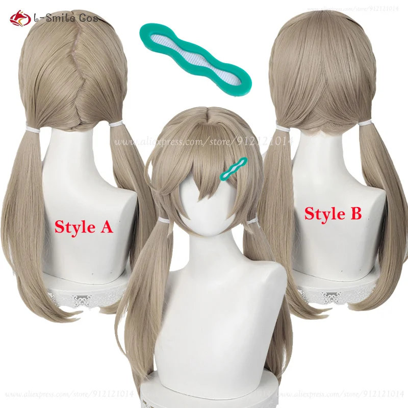 

Qingque Cosplay Wig Honkai: Star Rail Light Linen 65cm Cosplay Anime Wigs Z Scalp Hair Heat Resistant Halloween Wigs + Wig Cap