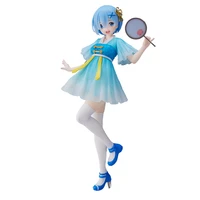 original taito re zero starting life in a different world rem national style dress pvc action figure model toy