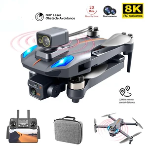 K911 MAX GPS Drone 4K Professional Obstacle Avoidance 8K Dual HD Camera Brushless Motor Foldable Qua