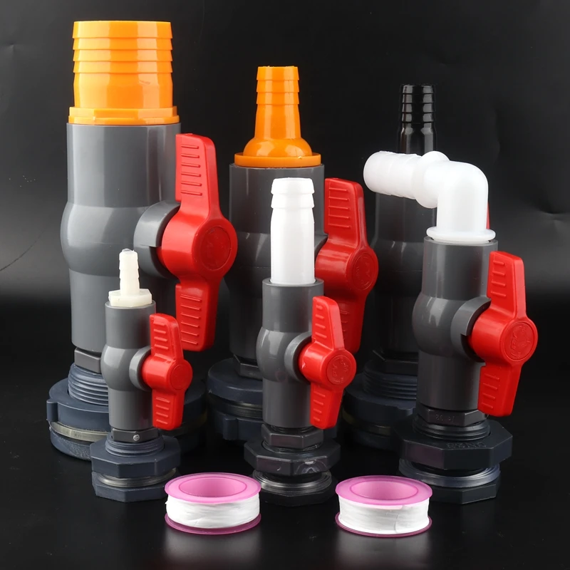 

1 Set Hose Drainage Accessories Aquarium Pagoda Connector Combination Valve Fish Tank Drain Joint Aquarium