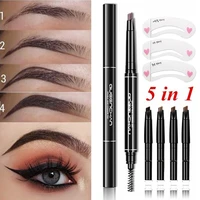 automatic eyebrow pencil with eye brow card tool lady rotating eyebrow pencil eyebrow diy waterproof eyebrow pen makeup set