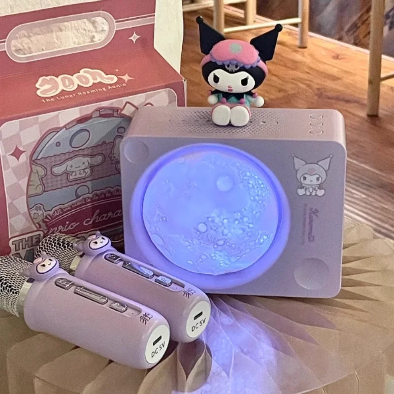 Bluetooth-динамик лунный ночник домашний беспроводной микрофон для караоке подарок