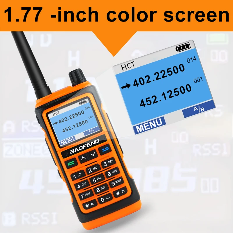 2023 Baofeng UV-17 V2 Walkie Talkie Profesional Dual Band Powerful UHF VHF Long Range CB Ham Radio UV 17 2Way Radios For Hunting