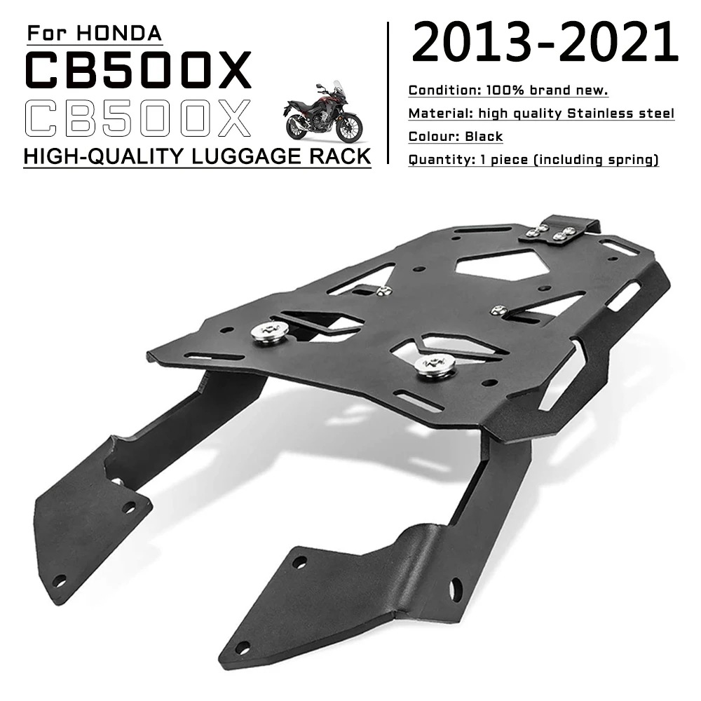 Fit For HONDA CB500X CB 500X 2013-2021 Motorcycle Accessories Rear Luggage Rack Cargo Rack Luggage Holder Bracket Aluminum