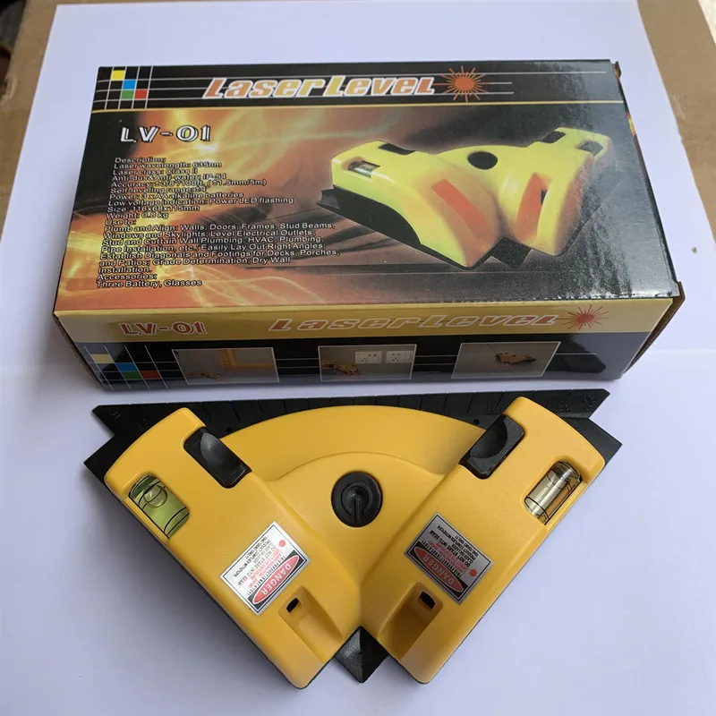 

Laser Level Angle 90 Degree Vertical Horizontal Wire Line Projection Laser Levels Measurement Tools Square Right Level Laser