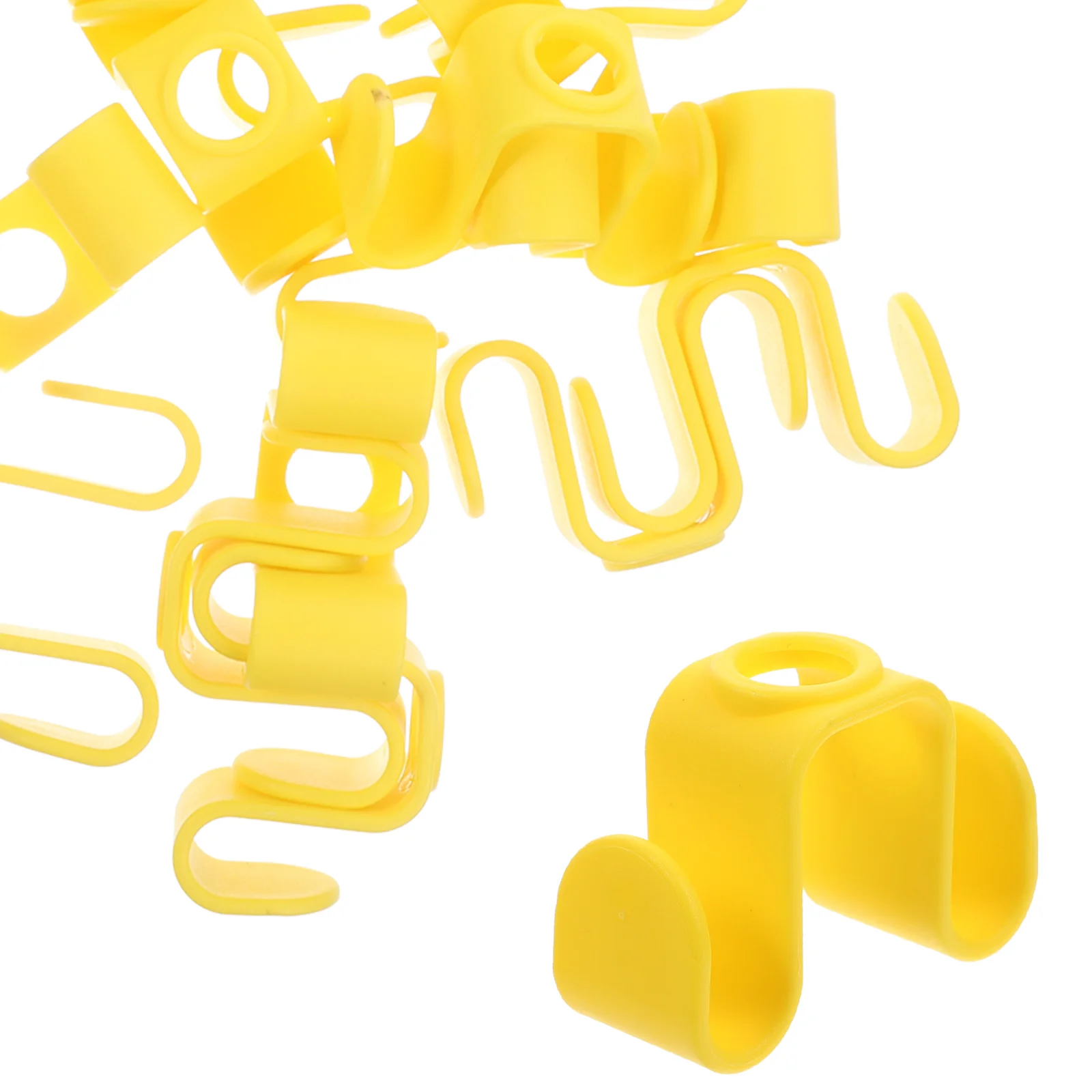 

20 Pcs Double Sided Hanger Hook Cabinet Hook Closet Space Savers Hanging Hanger Connection Hook Abs Connecting Buckle Hook