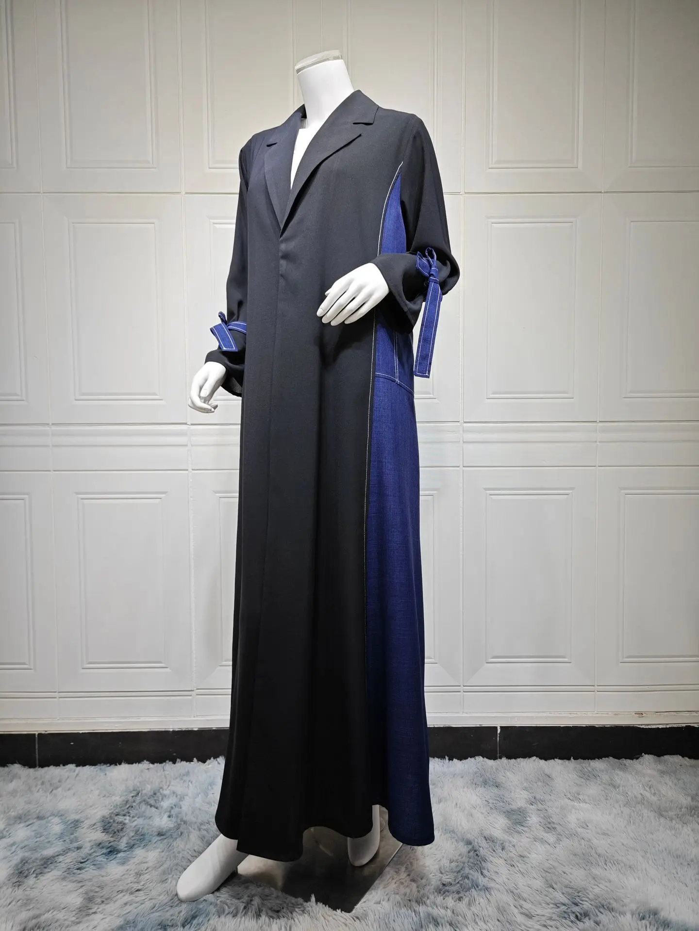 Ид открытые абайи для женщин мусульманское платье кимоно кардиган Дубай кафтан