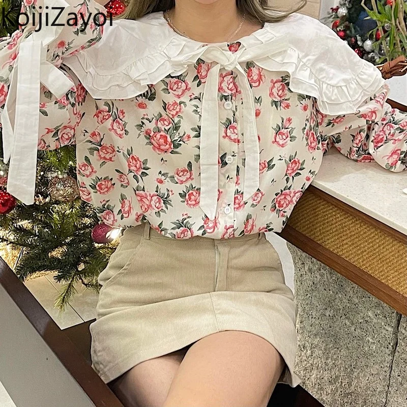 

Женская рубашка с длинным рукавом и воротником «Питер Пэн»