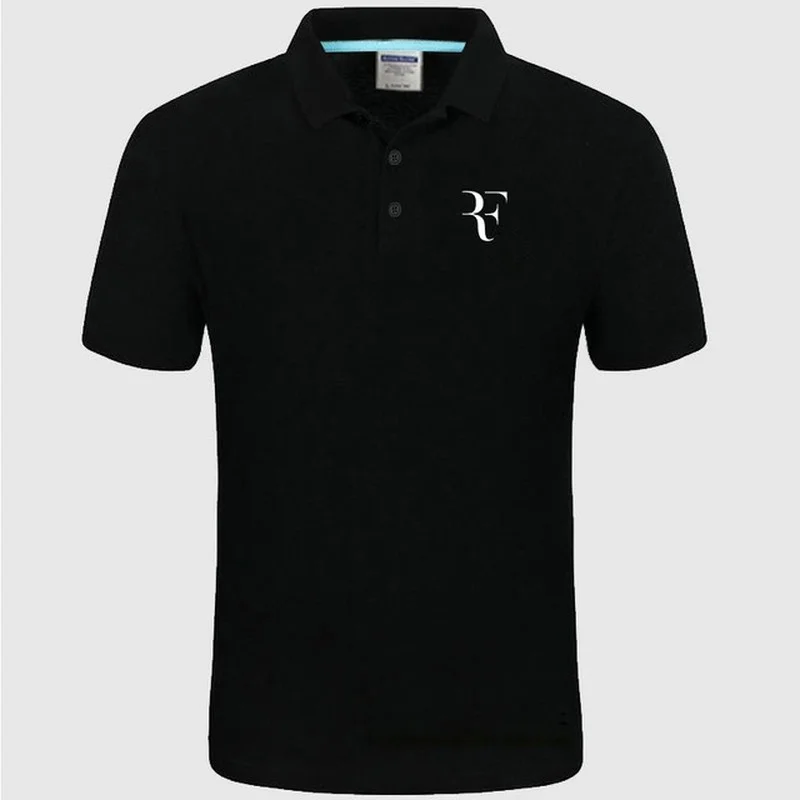 

2022 New Polo Hemd RF roger federer logo Baumwolle Polo shirt Kurzarm Hohe Menge polo shirts