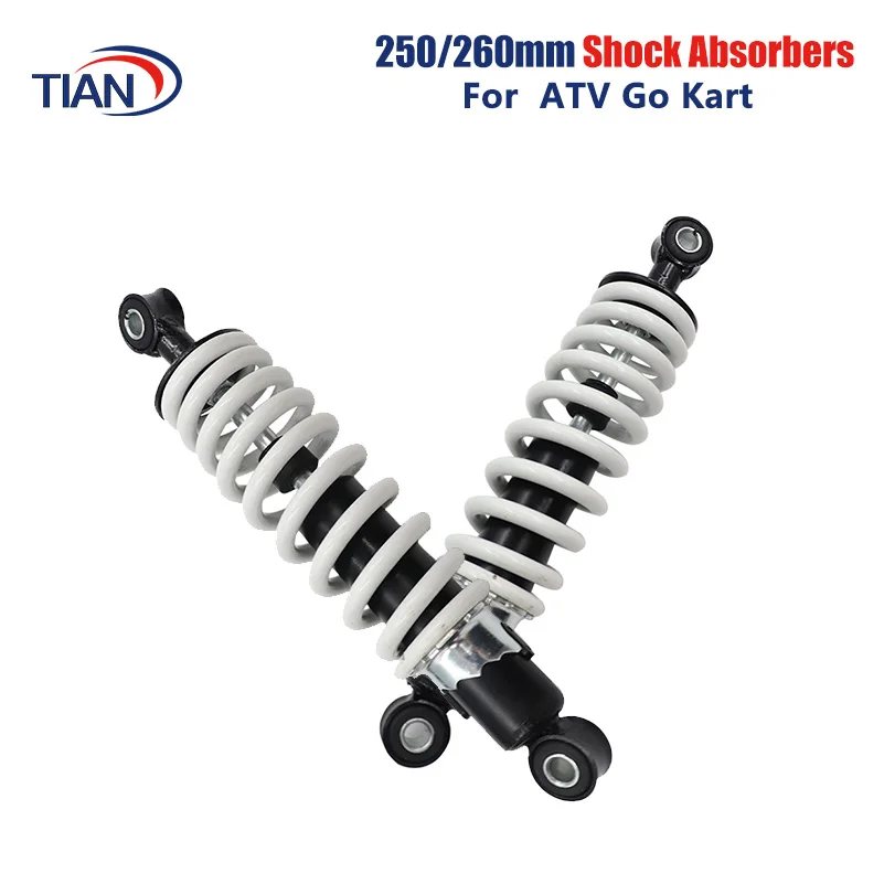 

250/260mm Shock Absorber Universal Fit for Dune Buggy Quad Dirt Bike ATV Aluminium Alloy Shock Spring Suspension