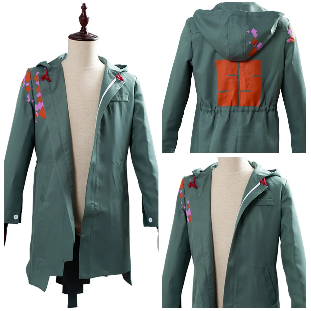 

Super Danganronpa 2 Nagito Komaeda Cosplay Anime Costume Only Green Jacket Halloween Suit For Adult Male Female Role Play