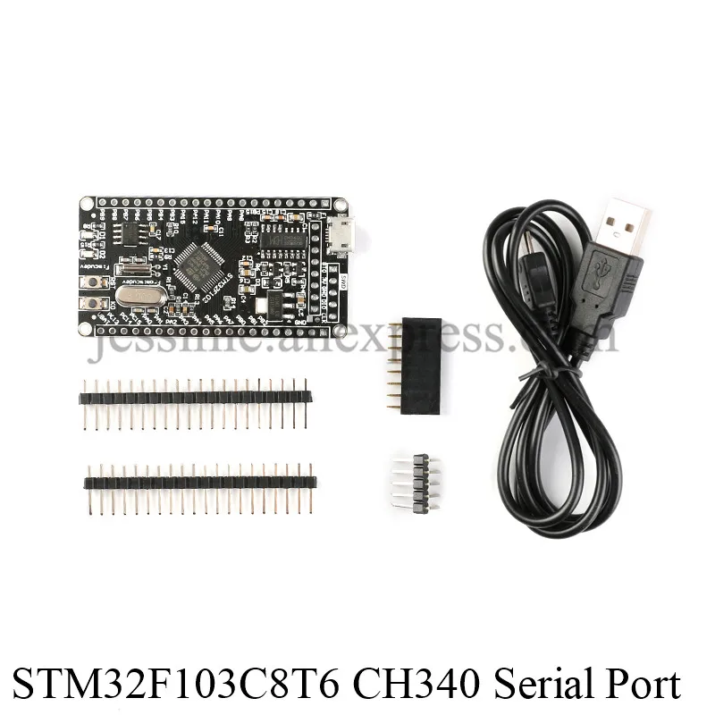 Макетная плата STM32F103C8T6 модуль CH340 последовательный порт STM32F103 STM32 F103C8T6 SCM Core