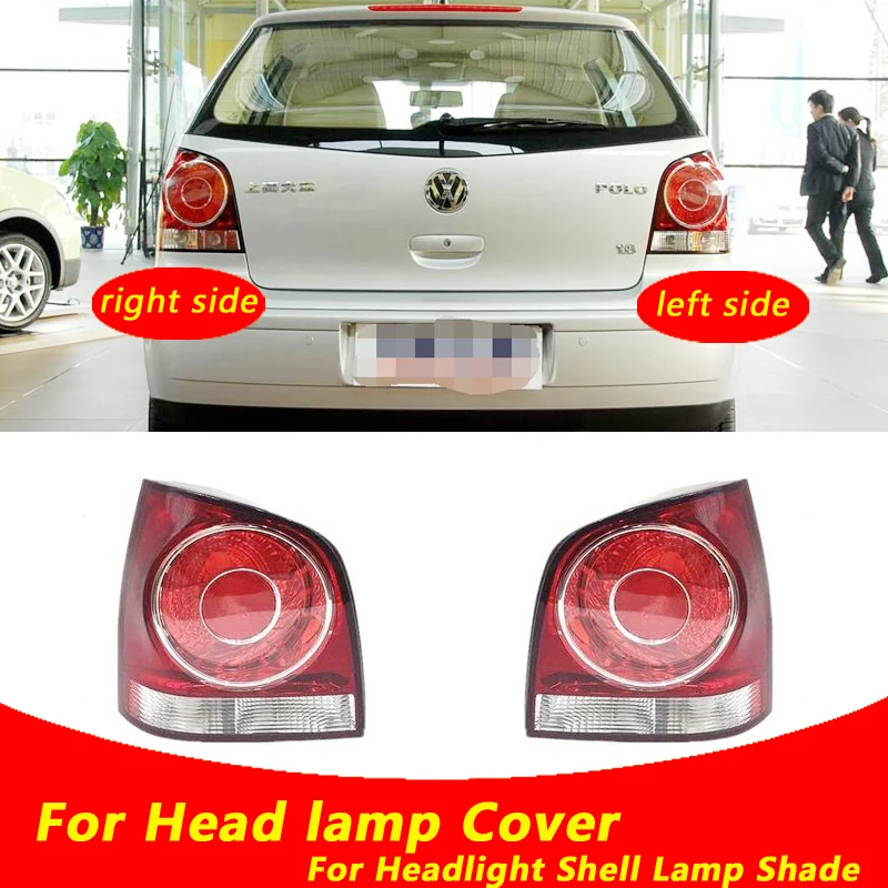

Use For Volkswagen VW Polo 2006-2008 Transparent Headlamp Cover Lamp Shade Tail Headlight Shell Lampshade Lens shell