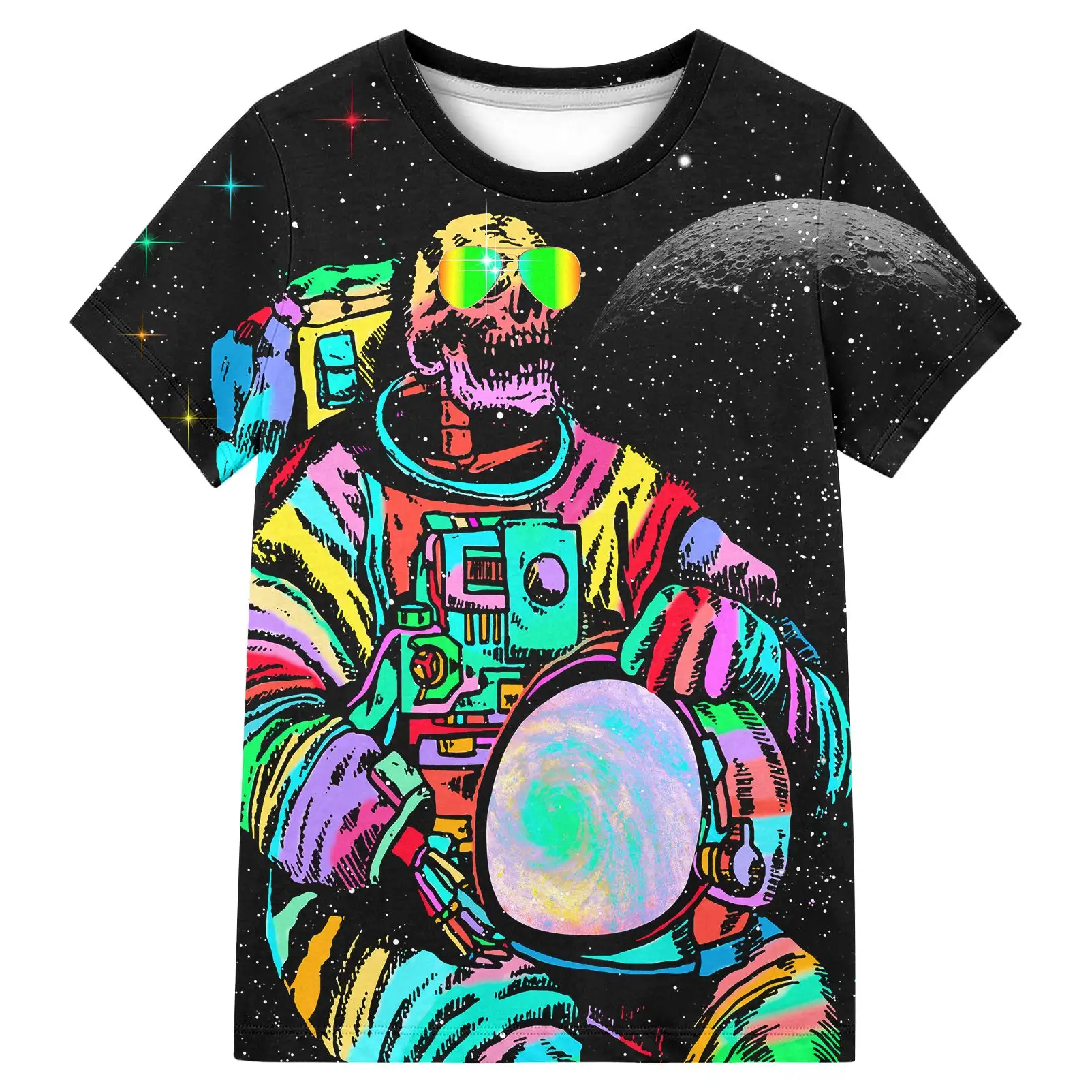 

Новинка, неоновые Топы y2k, футболка с 3D принтом граффити, классные дизайнерские популярные женские повседневные Летние футболки с коротким рукавом