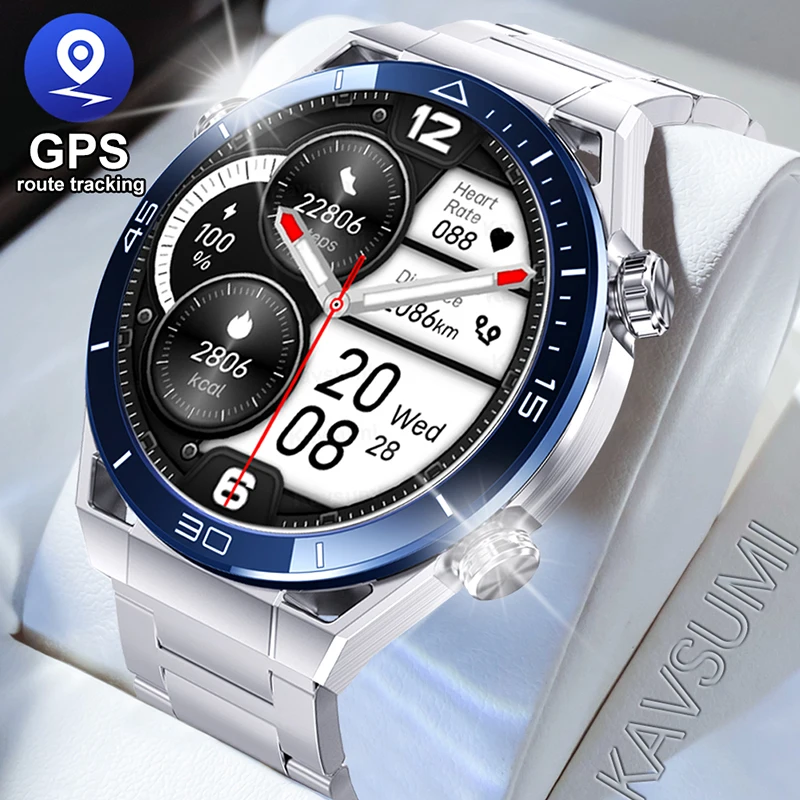 NEW Men Smart Watch 1.5 inch 454*454 Screen BT Call Watch ECG NFC Compass IP68 Waterproof smartwatch For Huawei Watches Ultimate